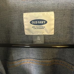 Old navy jean jacked XL used great condition